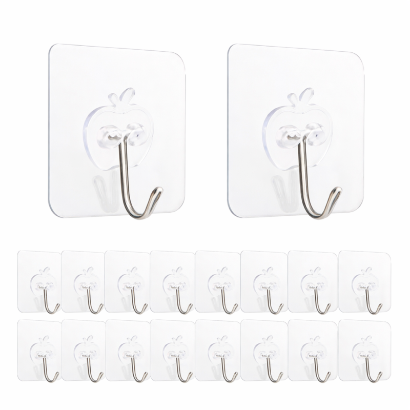ChatGPT Image Feb 5, 2026, 01_03_52 PM Pack of 10 Adhesive Single Hooks – Strong & Easy to Use