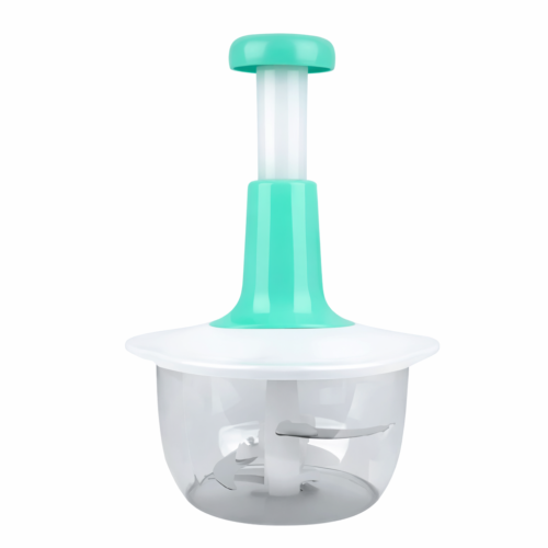 2.0 Hand Push Chopper – 4 Blades for Effortless Chopping