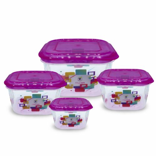 Smart Food Box – Square 4-in-1 Set