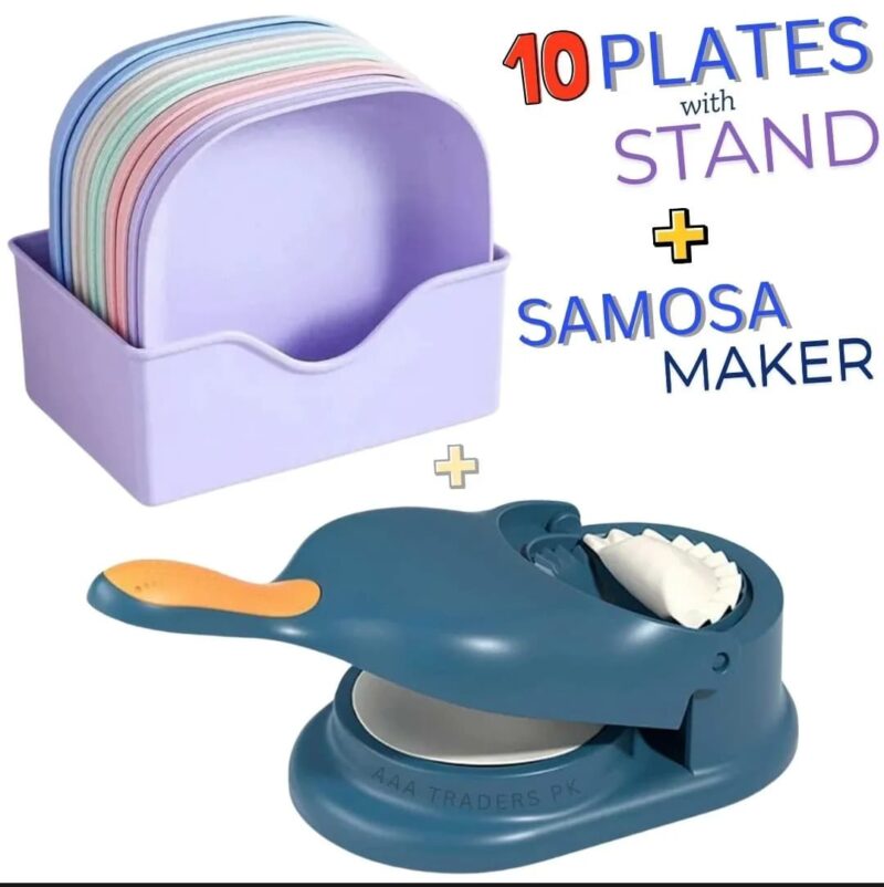 10 Plates with Samosa Maker Set – Ramzan Special Offer
