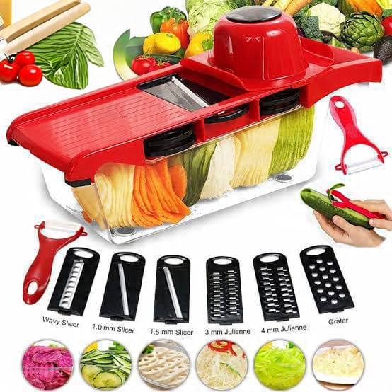 10-in-1 Mandoline Vegetable Slicer – With Box Packing