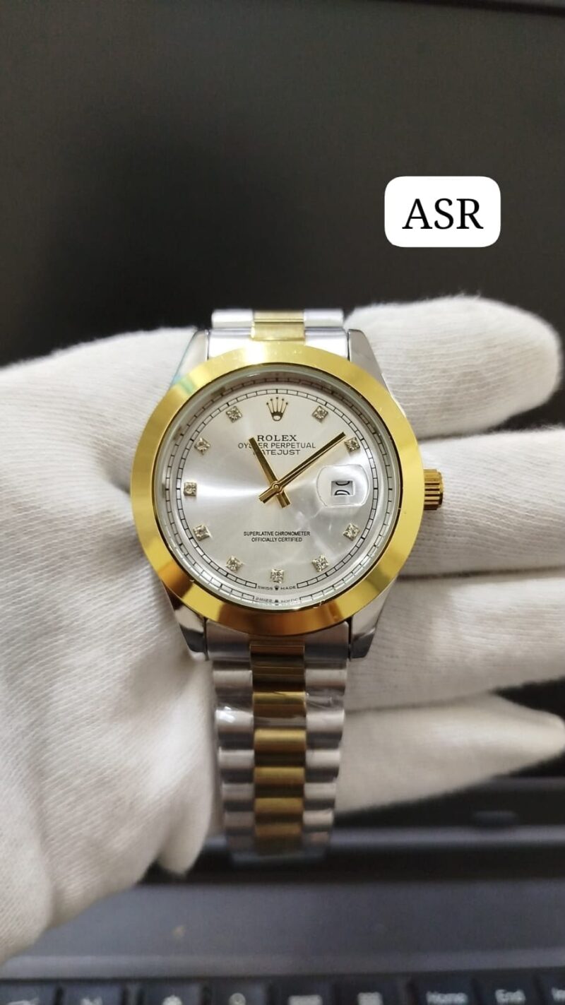 WhatsApp Image 2026-07-21 at 11.40.57 PM (1) Rolex Oyster Perpetual Datejust Two-Tone Stainless Steel Watch | Working Date | 4 Dial Colors